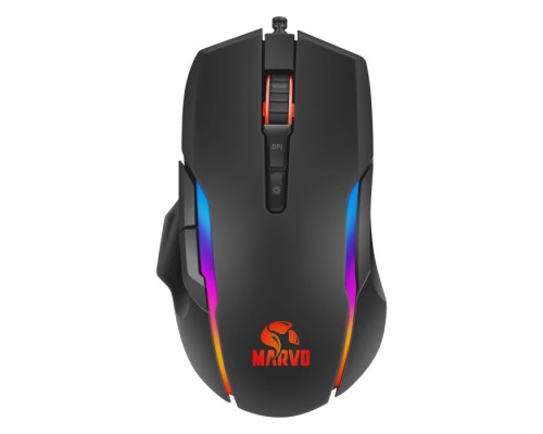 Мишка Marvo G945 RGB-LED USB Black (G945)
