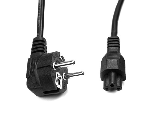 Кабель живлення C5, 220V, 3x0.75, Cu, 1м PowerPlant (CC360284)