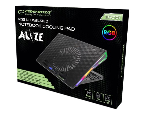 Підставка до ноутбука Esperanza EGC101 with RGB Alize (EGC101)