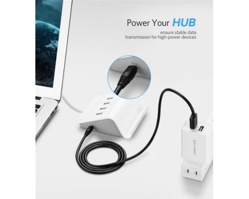 Кабель живлення USB 2.0 AM to DC 3.5 х 1.35 mm 1.0m USB 5V to DC 5V Dynamode (DM-USB-DC-3.5x1.35mm)