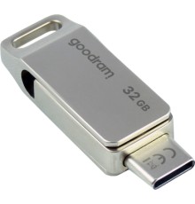 USB флеш накопичувач Goodram 32GB ODA3 Silver USB 3.0 / Type-C (ODA3-0320S0R11)