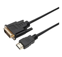 Кабель мультимедійний HDMI to DVI 24+1 1.8m Dynamode (DM-CL-HDMI-DVI-1.8M)