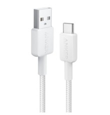 Дата кабель USB 2.0 AM to Type-C 1.8m 322 White Anker (A81H6H21)