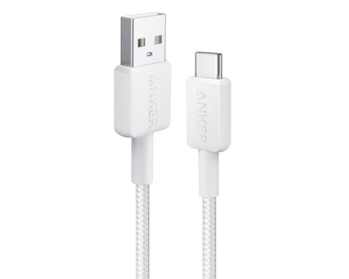 Дата кабель USB 2.0 AM to Type-C 1.8m 322 White Anker (A81H6H21)