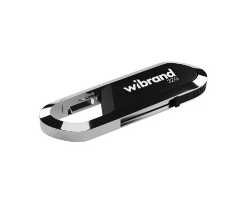 USB флеш накопичувач Wibrand 32GB Aligator Black USB 2.0 (WI2.0/AL32U7B)
