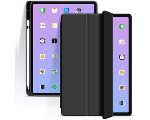 Чохол до планшета BeCover Tri Fold Hard TPU Apple iPad Air 4 10.9 2020/2022 Black (706749) (706749)