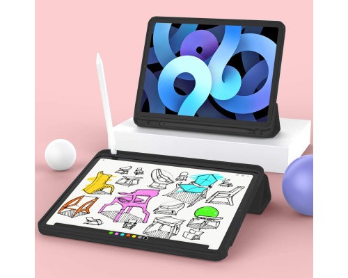 Чохол до планшета BeCover Tri Fold Hard TPU Apple iPad Air 4 10.9 2020/2022 Black (706749) (706749)