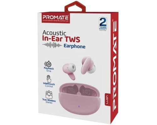 Навушники Promate Lush Pink (lush.pink)