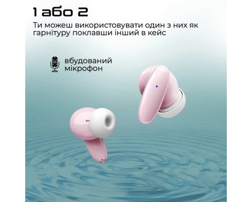 Навушники Promate Lush Pink (lush.pink)