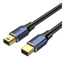 Кабель мультимедійний Mini DisplayPort to Mini DisplayPort 2.0m V1.4 8K 60Hz 32.4Gbps Blue Aluminum Alloy Vention (HCGLH)