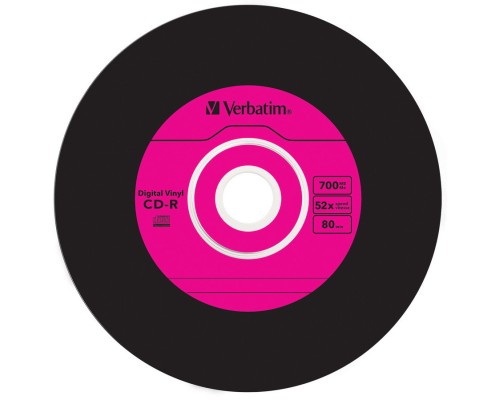Диск CD Verbatim CD-R 700Mb 52x Slim case Vinyl AZO (43426)