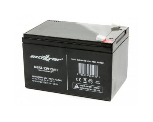 Батарея до ДБЖ Maxxter 12V 12AH (MBAT-12V12AH)