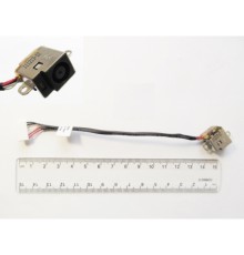 Роз'єм живлення ноутбука з кабелем для HP PJ362 (7.4mm x 5.0mm + center pin), 7-pin, Универсальный (A49055)
