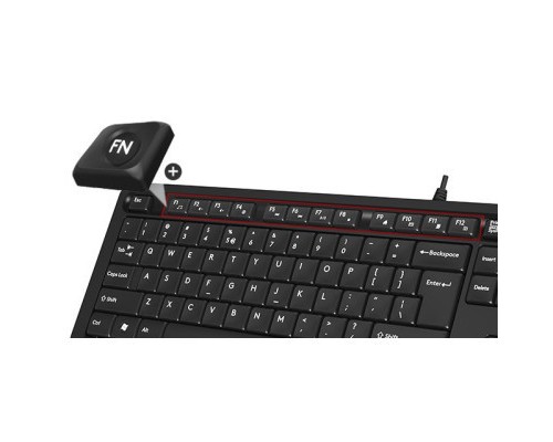 Клавіатура A4Tech FK10 Grey