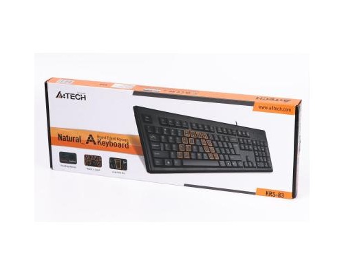 Клавіатура A4Tech KRS-83 USB Black