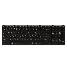 Клавіатура ноутбука PowerPlant TOSHIBA Satellite C850, C870 черный, черный фрейм (KB310272)