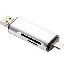 Концентратор XoKo AC-440 Type-C USB 3.0 and MicroUSB/SD Card Reader (XK-AС-440)