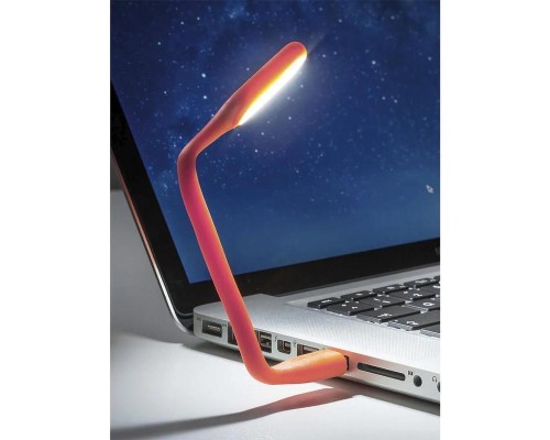 Лампа USB Optima LED, гнучка, 2 шт, рожевий (UL-001-PI2)