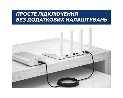 Кабель живлення USB 2.0 AM to DC 5.5 х 2.1 mm 1.0m 5V to DC 5V Dynamode (DM-USB-DC-5.5x2.1mm)