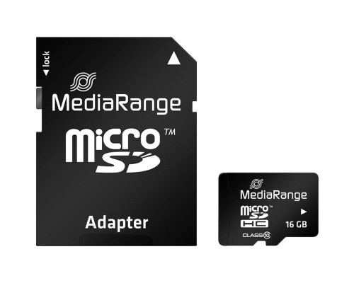 Карта пам'яті Mediarange 16GB microSD class 10 (MR958)