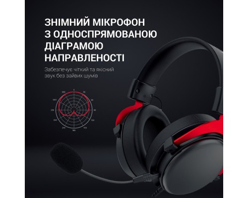 Навушники GamePro HS1240 Black/Red (HS1240)