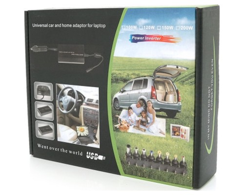 Блок живлення до ноутбуку Voltronic 100W Universal + Auto(12V), ручн. регулювання, 8 роз'ємів (02527 / YT-YBB/100W)