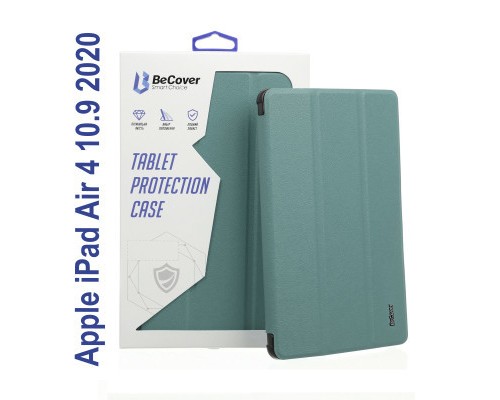 Чохол до планшета BeCover Tri Fold Hard TPU Apple iPad Air 4 10.9 2020/2022 Green (706750) (706750)