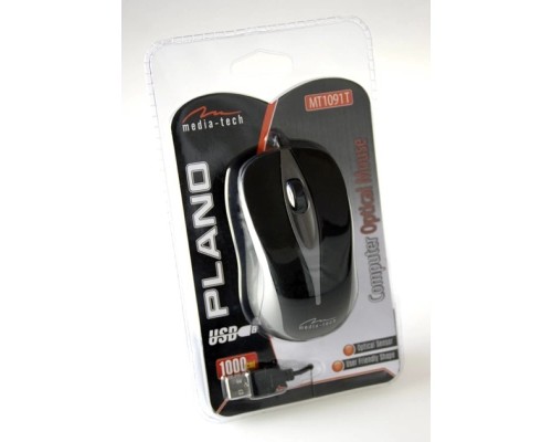 Мишка Media-Tech Plano USB Grey (MT1091T)