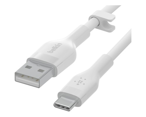 Дата кабель USB 2.0 AM to Type-C 1.0m White Belkin (CAB008BT1MWH)