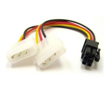 Кабель живлення Video power 6pin to 2molex Atcom (16185)