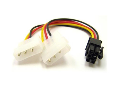 Кабель живлення Video power 6pin to 2molex Atcom (16185)