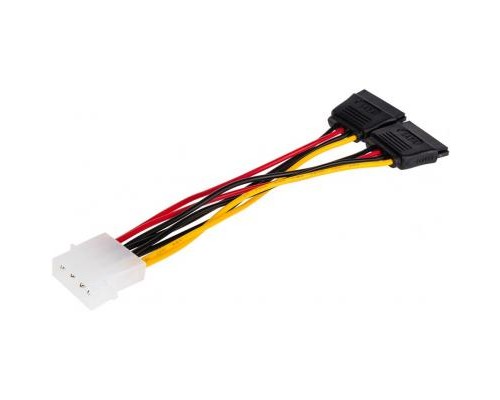 Кабель живлення SATA power 2x 0.2m Atcom (16148)