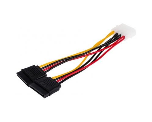 Кабель живлення SATA power 2x 0.2m Atcom (16148)