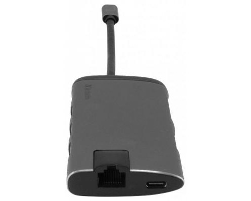 Концентратор Verbatim USB-C to U3.1G1/U3.0/HDMI/SD/mSD/RJ45 (49142)