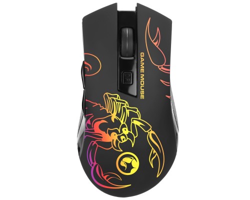 Мишка Marvo M209 LED USB Black (M209)