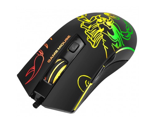 Мишка Marvo M209 LED USB Black (M209)