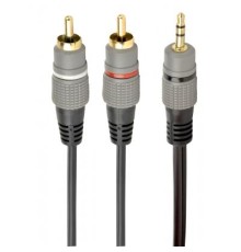 Кабель мультимедійний Jack 3.5mm to 2хRCA 2.5m Cablexpert (CCA-352-2.5M)