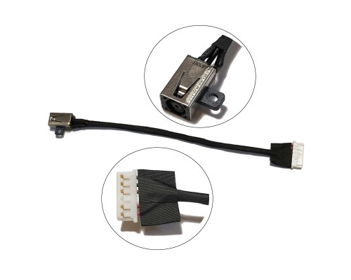 Роз'єм живлення ноутбука з кабелем Dell PJ979 (4.5mm x 3.0mm + center pin), 6(5)-p (A49097)