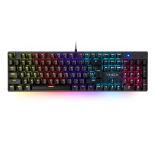 Клавіатура Vinga KBGM-100 LED Blue Switch USB Black (KBGM-100 Black)