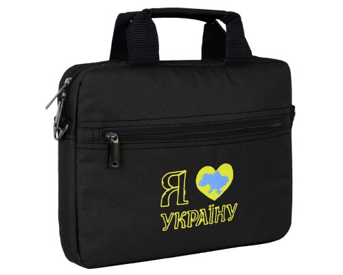 Сумка для ноутбука Porto 12'' PN12 LoveUkraine Black (PN12BK_LoveUkr)