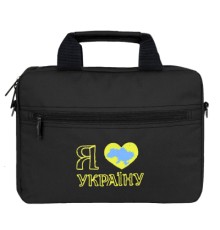 Сумка для ноутбука Porto 12'' PN12 LoveUkraine Black (PN12BK_LoveUkr)