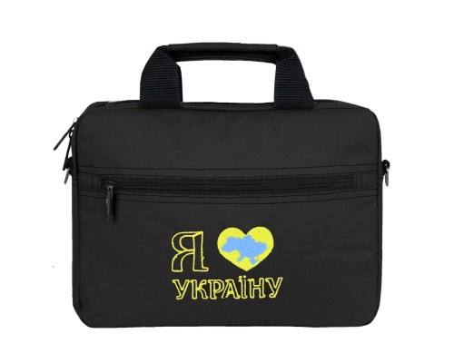 Сумка для ноутбука Porto 12'' PN12 LoveUkraine Black (PN12BK_LoveUkr)