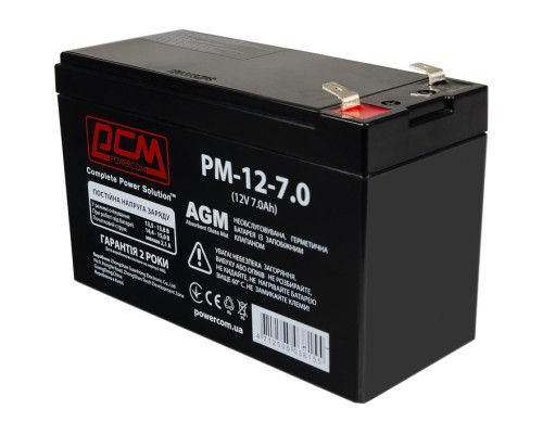 Батарея до ДБЖ Powercom 12В 7Ah (PM-12-7)