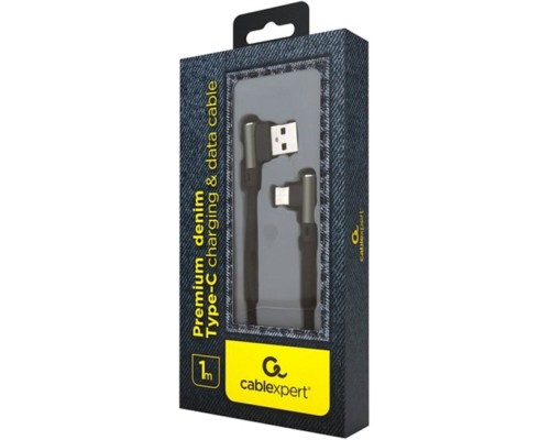 Дата кабель USB 2.0 AM to Type-C 1.0m 2.1A Cablexpert (CC-USB2J-AMLCML-1M)