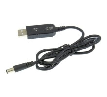 Кабель живлення USB 2.0 AM to DC 5.5 х 2.1 mm 1.0m 5V to 12V Dynamode (DM-USB-DC-5.5x2.1-12V)