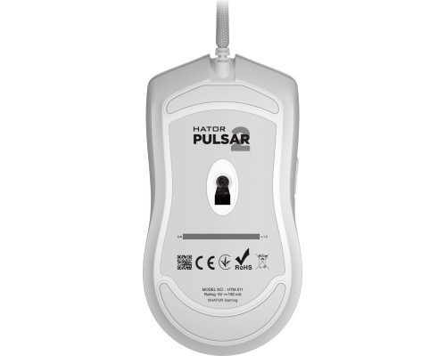 Мишка Hator Pulsar 2 USB White (HTM-511)