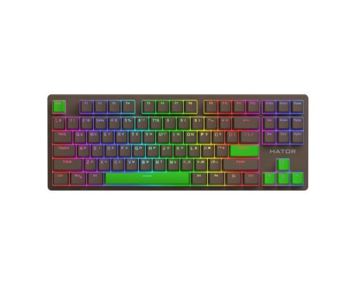 Клавіатура Hator Rockfall 2 Autograph Edition Mecha TKL Aurum Choco USB Choco (HTK-527)