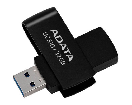 USB флеш накопичувач ADATA 32GB UC310 Black USB 3.0 (UC310-32G-RBK)