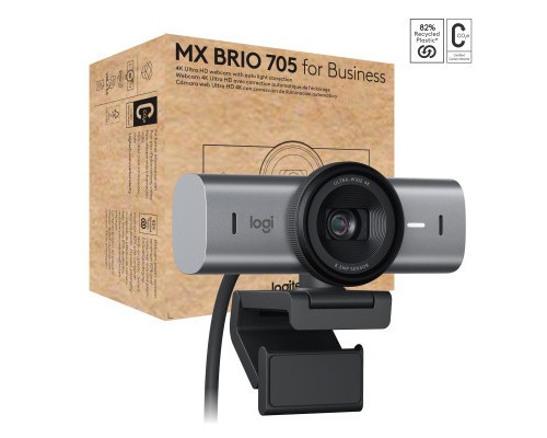 Веб-камера Logitech MX Brio 705 for Business 4K Graphite (960-001530)