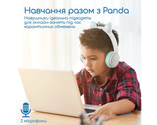 Навушники Promate Panda Aqua (panda.aqua)